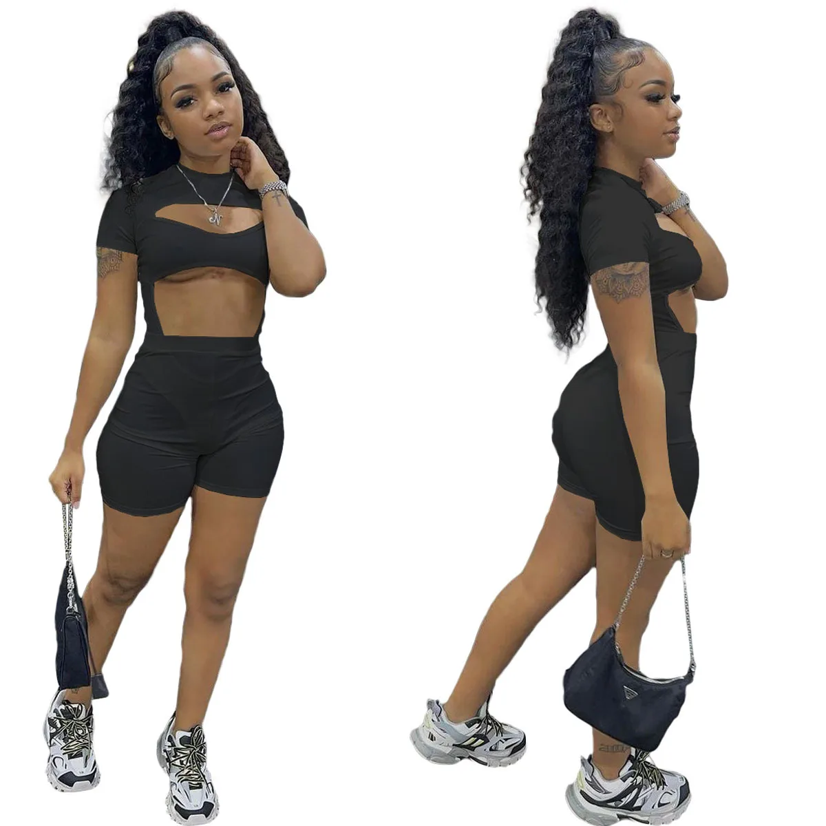 Fitnes женский тренировочный комплект из 2 предметов для йоги повседневное