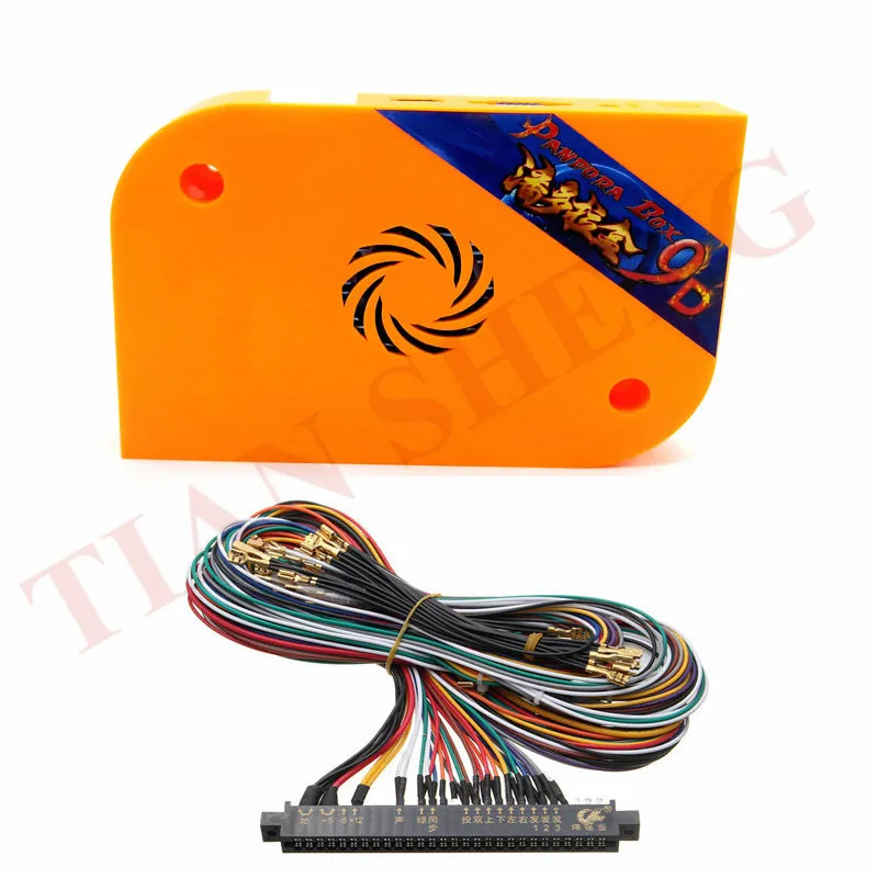 2226 Board with wire Pandora Box 9D аркадная версия JAMMA мульти игры доска 2222 в 1 Поддержка HDMI VGA для аркадного автомата шкафа - Цвет: 2226 Board with wire