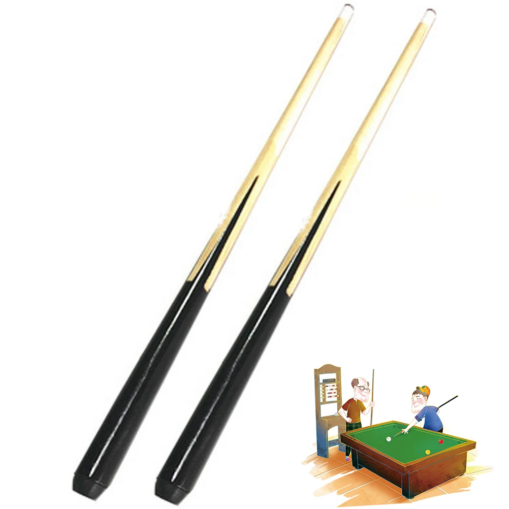 

2Pcs 50cm Billiard Cue for Kid Billiard Shaft Wooden Pool Cue Stick Entertainment Snooker Billiard Tool