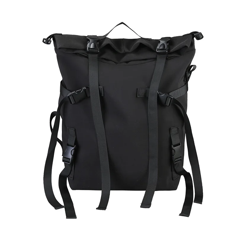 

Cool locomotive tassel design boys and girls student schoolbags all-match solid color portable backpack