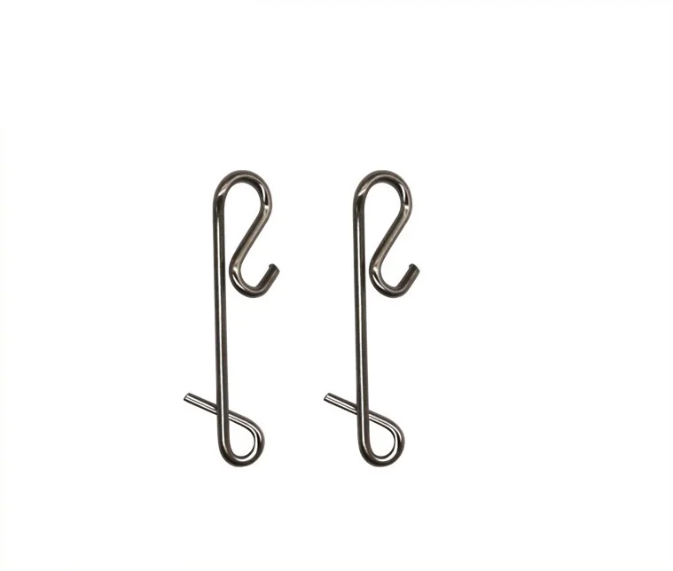 50 шт./лот оплетка из нержавеющей стали для рыболовной лески соединители без узлов