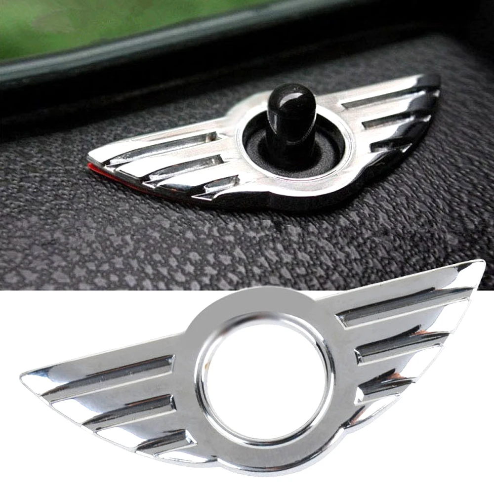

3D Car Metal Door Pin Badge Emblem Sticker For BMW MINI Cooper/S/ONE/Roadster/Clubman/Coupe Car Decoration Accessories Silver