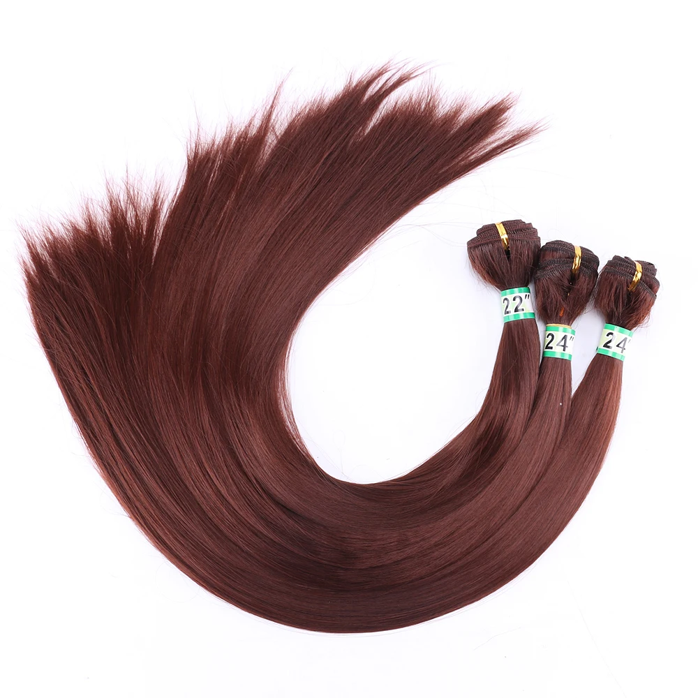 FSRHAIR 14-30 дюймов 2 шт./лот 100 г двойные плетеные синтетические волосы, плетенные прямые волосы, пряди