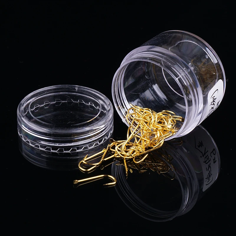 50 шт/бутылка рыболовные крючки из высокоуглеродистой стали материал 1 #2 #3 #4 #5 #6 #7 #8