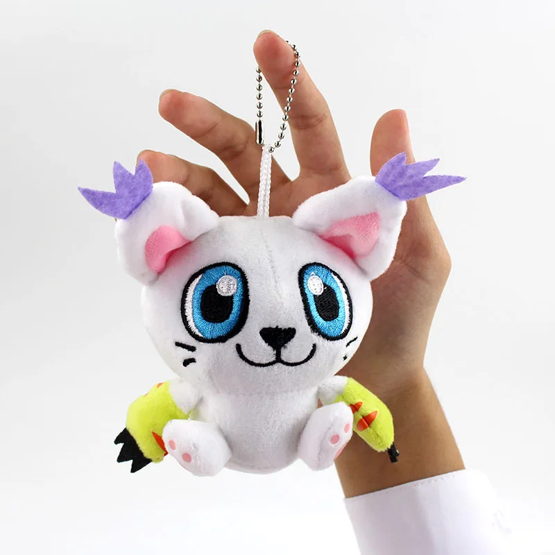 8 стилей Digimon Tail Gomamon Koromon Gabumon Patamon Palmon Agumon Piyomon Плюшевые игрушки Мягкая кукла мягкая подвеска для ключей