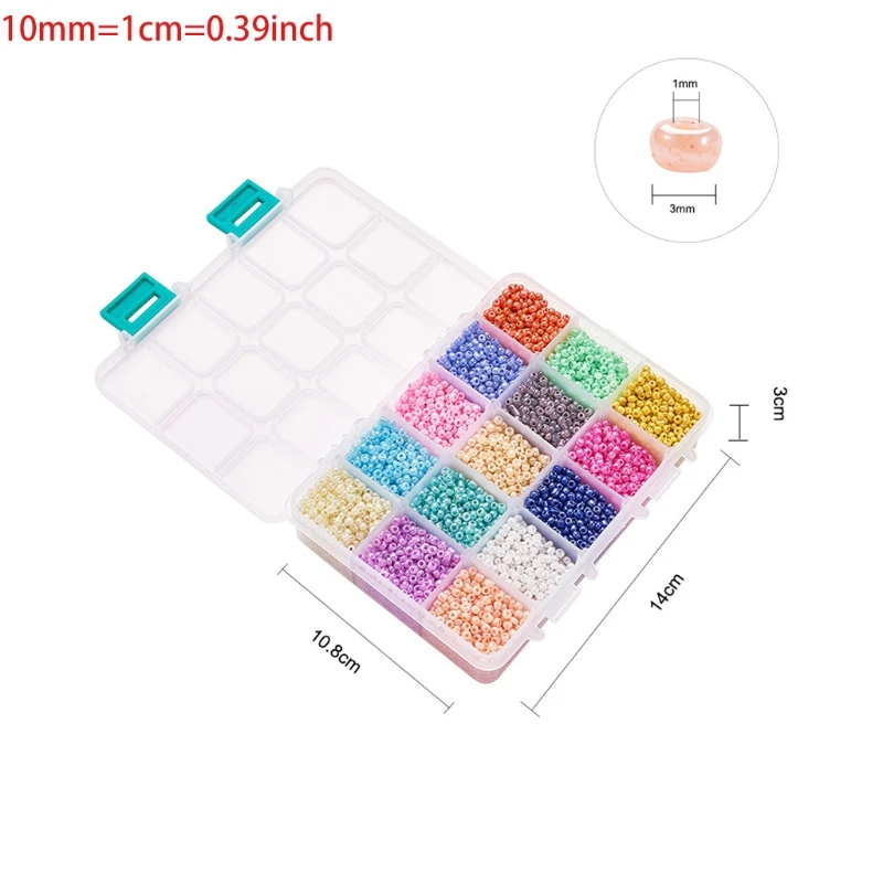 

Round Polymer Clay Beads Chip Disk Loose Spacer Slice Beads Gift for Women Girls 3