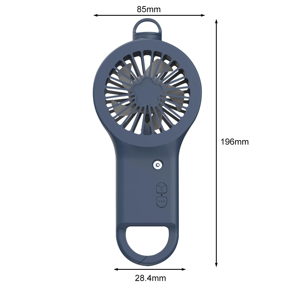 

2 in 1 Handheld Spray Fan Summer Portable Mini Hanging Neck Fan USB Rechargeable Personal Cooling Water Spray Neck Electric Fan