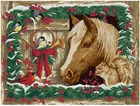 Новогодние наборы для вышивки крестиком Лошадь, вышивка 14 карат, вышивка без рисунка, высшее качество, подсчет, сделай сам, украшение ручной работы