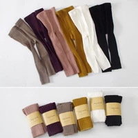 0 5t kid leggings for girls cotton solid casual children winter warm pantyhose
