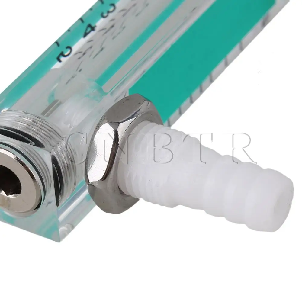 

CNBTR LZQ-1 Acrylic Adjustable Oxygen Flow Meter with Valve 0-5LPM for Industrial
