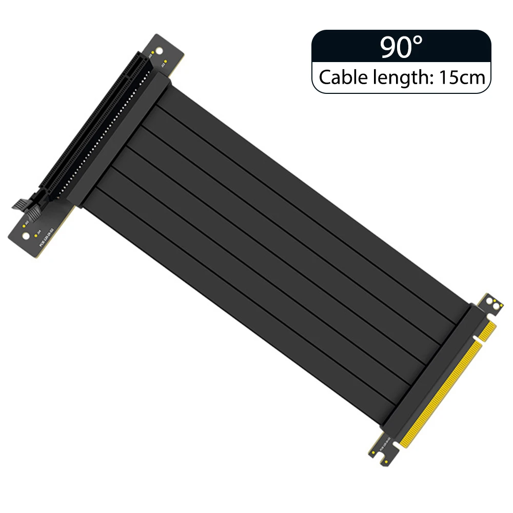 

PCIE 3.0 16X Graphics Extender Card Shield Protection ATX Riser Card PCI Express Extension Port Connector Cable