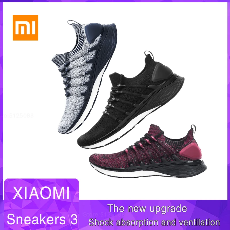 Новинка XIAOMI MIJIA Оригинальные кроссовки 3 ультра легкие износостойкие