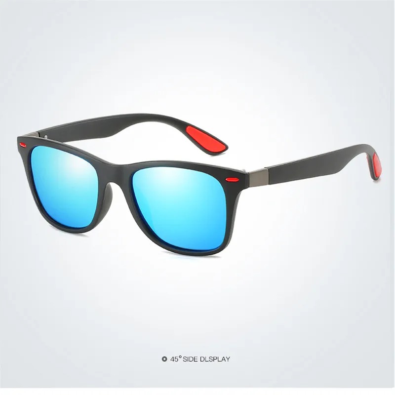 Поляризационные Квадратные Солнцезащитные очки для мужчин спортивные улицы