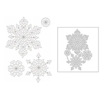 2020 new christmas metal cutting dies and background snowflake die scrapbooking for crafts greeting card making no stamps sets