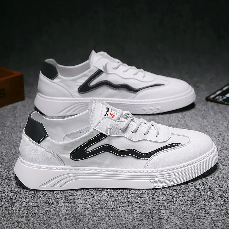

2021 Fashion Brand Mens Rubber Bottom Sneakers Anti-Slip Designer Sneakers Casual Men Black Split Leather Man Youth Casual Shoes