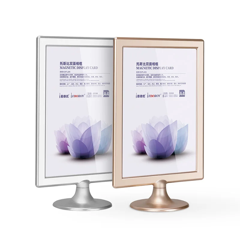 

A6 Plastic Picture Frame Stand Photo Frames Display Sign, Menu, Document, Picture, Flyer, Ad Photo Frame Display Holders