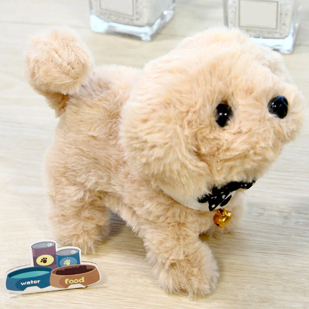 Электронные Домашние животные робот собака ходьба интерактивная игрушка для