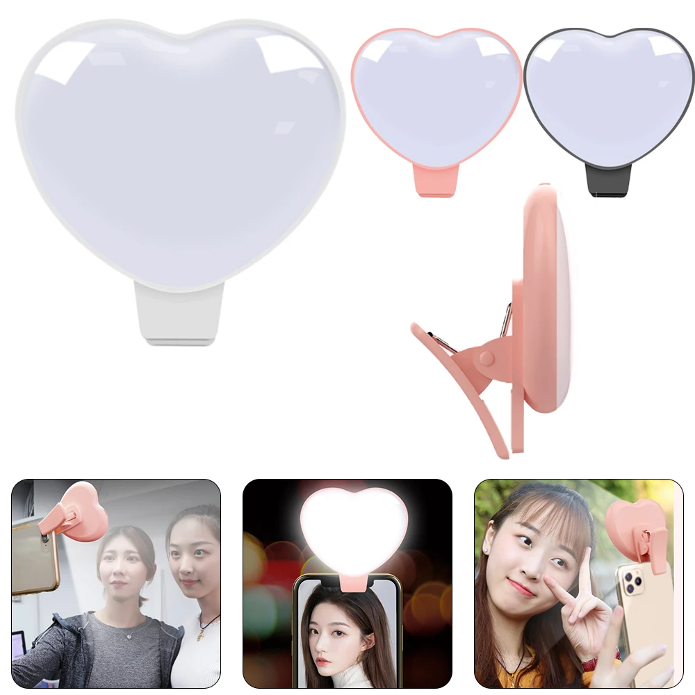 

RK47S LED Selfie Ring Light Adjustable And Practical Portable Selfie Flash Photography Video Live Studio Fill Light Smart Phone