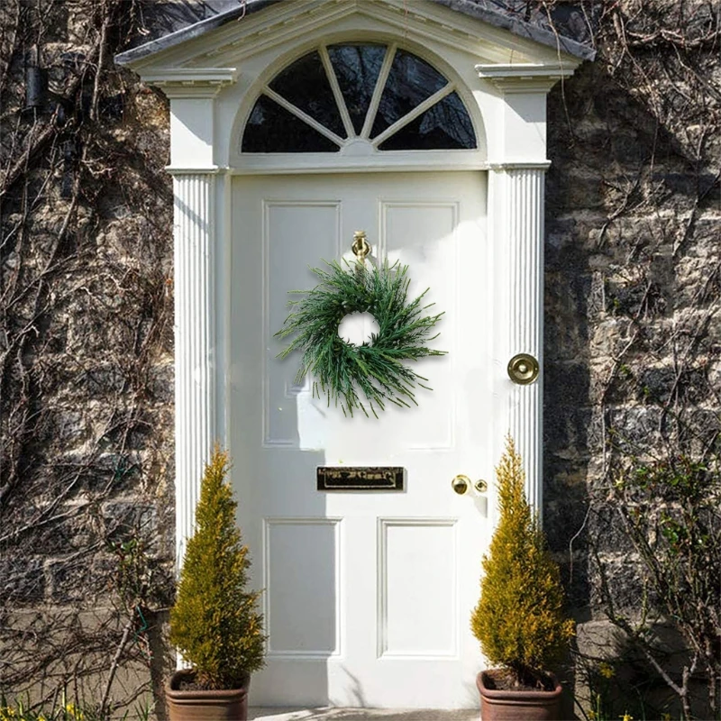 

Artificial Greenery Spring Wreath Farmhouse Large Decoration Wedding Front Door door wreath