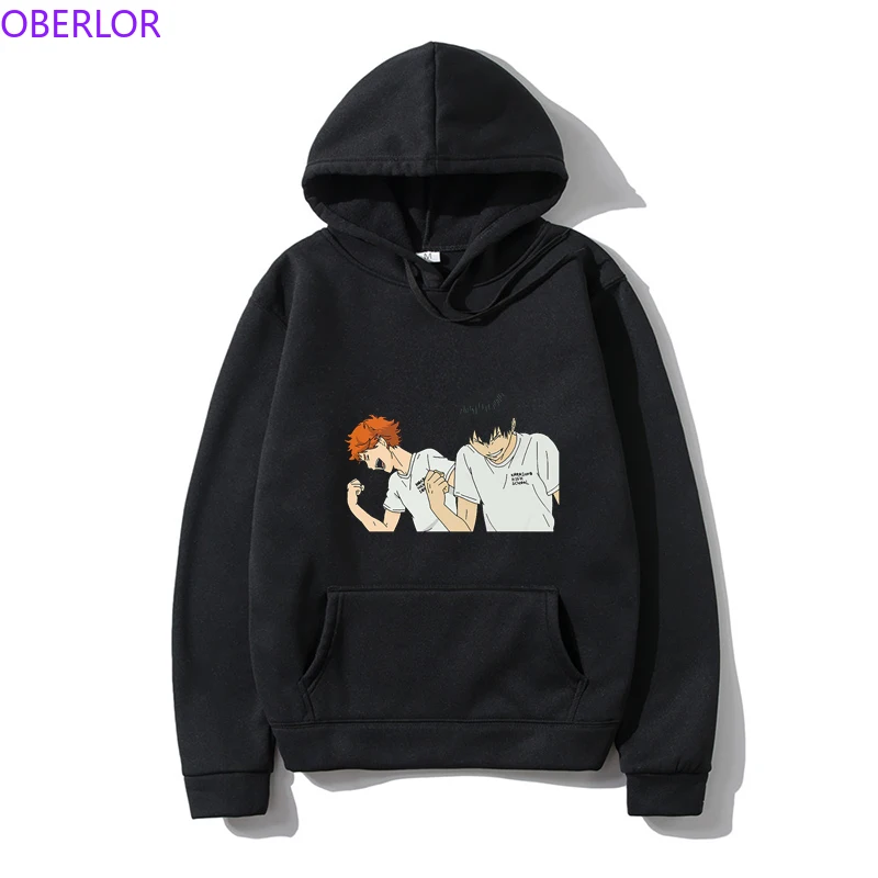 

2020 Japan Anime Haikyuu Cosplay Hoodie Women Men Harajuku Sweatshirt Hinata and Kageyama V1 Hoodies Hooded Jacket Pullovers