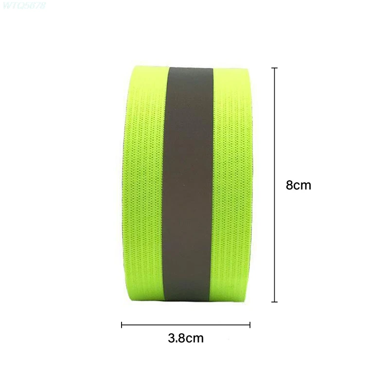 

OOTDTY Night Running Riding Warning Reflective Safety Straps Leggings Belt