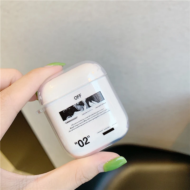Роскошный уличный чехол с bluetooth гарнитурой для Airpods 2 1 прозрачные аксессуары