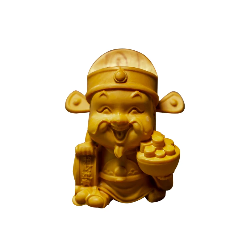 Скульптурные фигурки Фортуны пятисторонние народные мифические резьба по