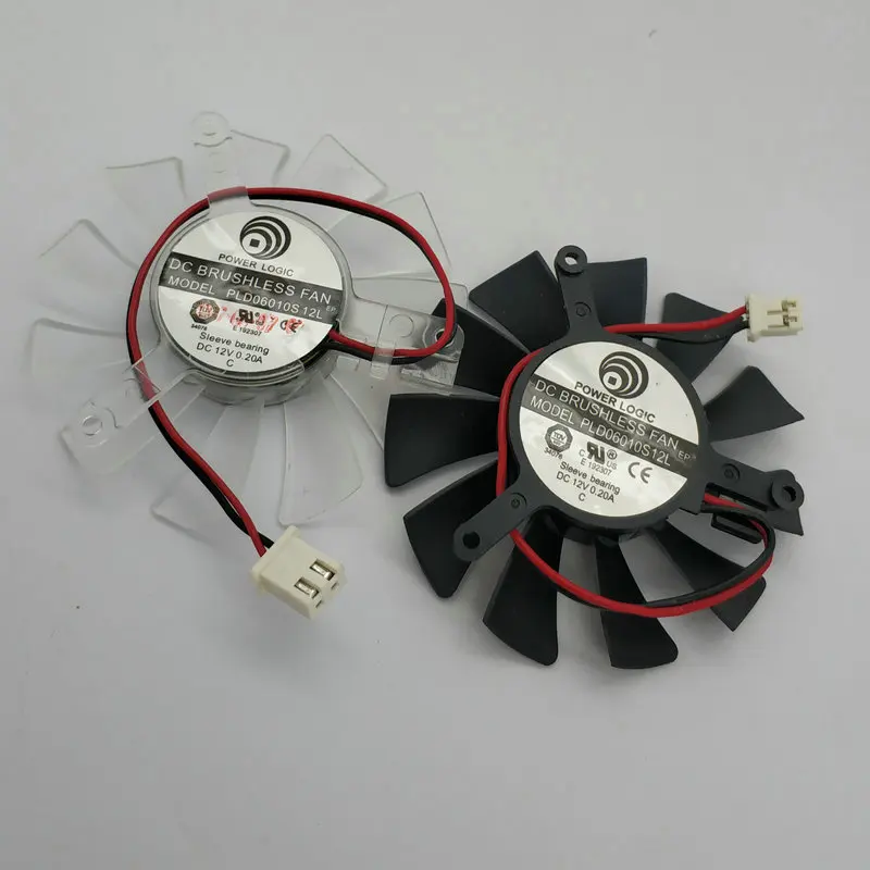 Новый оригинальный вентилятор для видеокарты PLD06010S12L 12 в 0 20 а диаметр 55 мм шаг 39