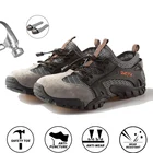 Мужские ботинки со стальным носком, легкие, прочные