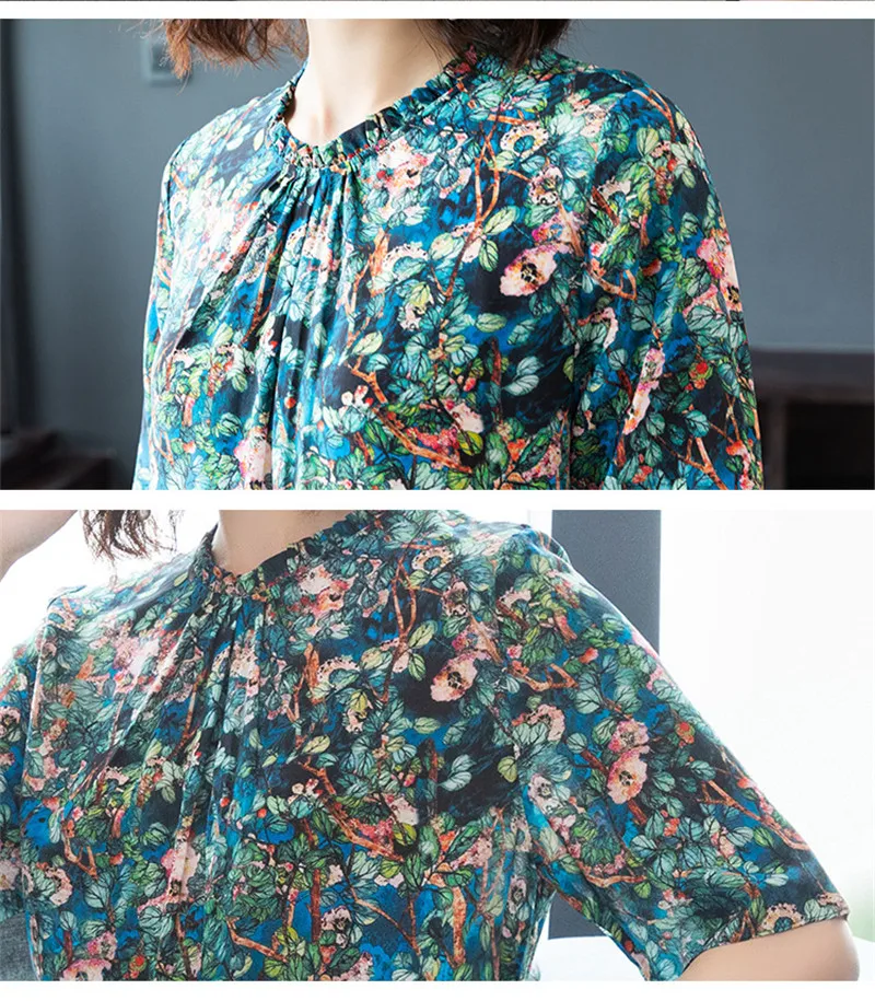 Женское длинное платье лето 2020 новое с коротким рукавом женское свободное из