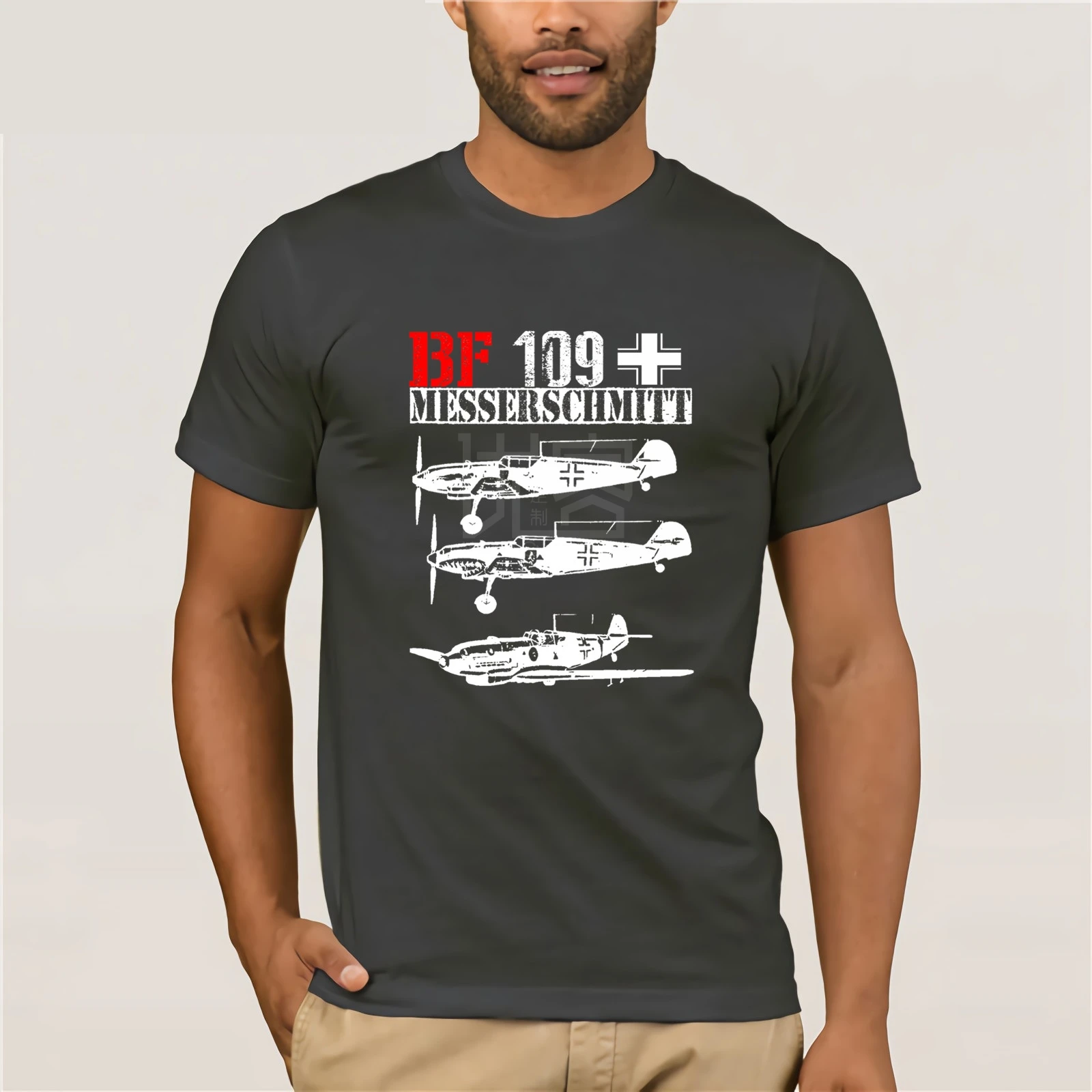 2018 New Arrival men's Fashion Messerschmitt Bf 109 Germany Wwii - Amazing Graphic tshirt- s-m-l-xl-xxl Print T Shirts Men | Мужская