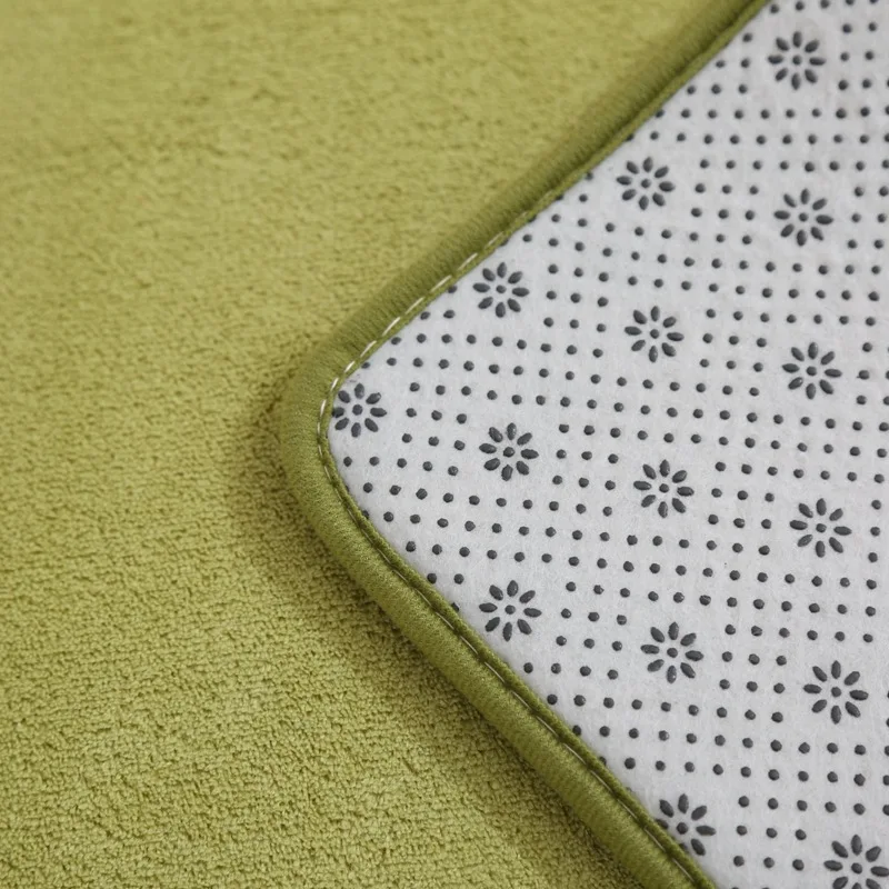 Новый модный однотонный коврик для стула с эффектом памяти детской спальни