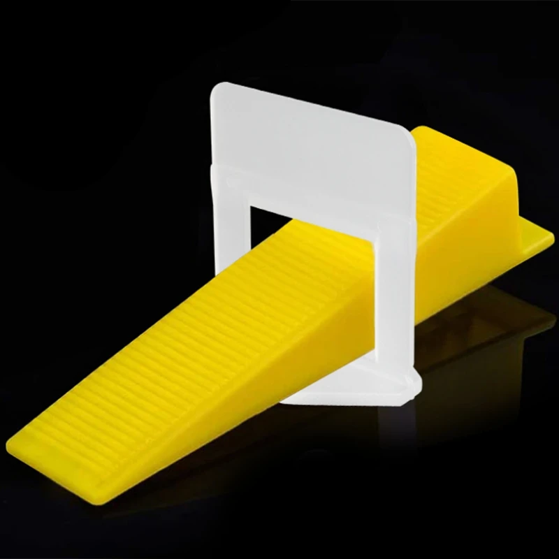 

200 Pcs. Leveling Clamps Set Floor Tile Set Spacer Tool for Laying Tiles 1.0Mm