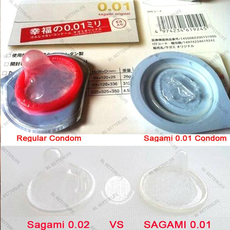 Сделано в Японии SAGAMI Оригинал 5 шт. 0 01 мм супер тонкий ультратонкий как не носить