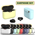 Bluetooth наушники Sony WF-1000XM3 силиконовый защитный чехол ударопрочные наушники с крючком против потери ТПУ мягкий чехол аксессуар