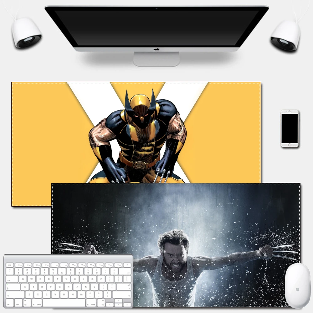 

Противоскользящий коврик для мыши большого размера Disney, утолщенный игровой коврик для игровой мыши, ноутбука, Марвел Росомаха, комиксов