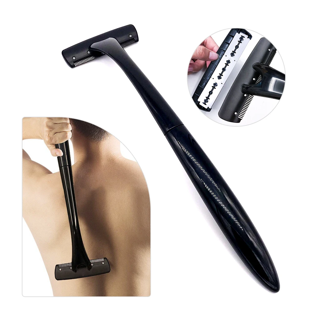 

Shaving knife Body Hair Shaver Man Women Back Razor Shaver Groomer Full Body Hair Removal Trimmer Long Handle