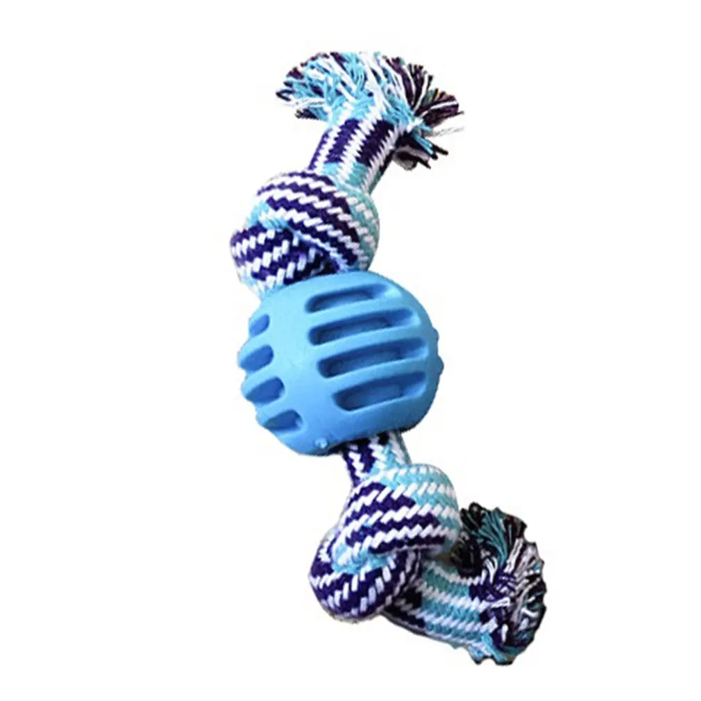 

Durable Bite Resistant Pet Dog Chew Toys For Small Dogs Cleaning Teeth Puppy Dog Rope Knot Ball Toy Playing Animals Toys Safe