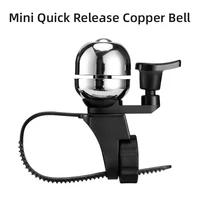 bicycle mini ball bell copper quick release installation portable waterproof bike bell bicycle accessories