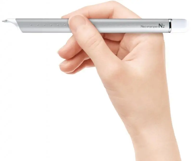 Цифровая ручка NeoLab Neo Smartpen N2 для iOS и Android (Silver White) | Канцтовары офиса дома
