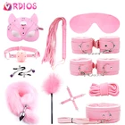 БДСМ бандаж SM раб игры для взрослых ранние мужские наручники зажимы для сосков Анальная пробка кнут Воротник Экзотические аксессуары