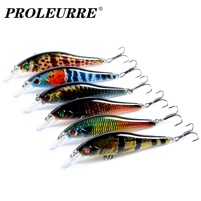 Плавающие воблеры в форме гольяна 1 шт. приманка для рыбной ловли 9 5 см 11 г