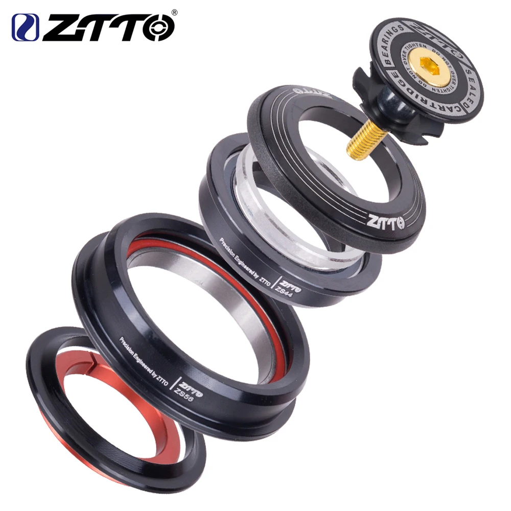 ZTTO MTB шоссейная велосипедная гарнитура CNC 1 1/8 "-1 1/2" 5 коническая 28 6 прямая