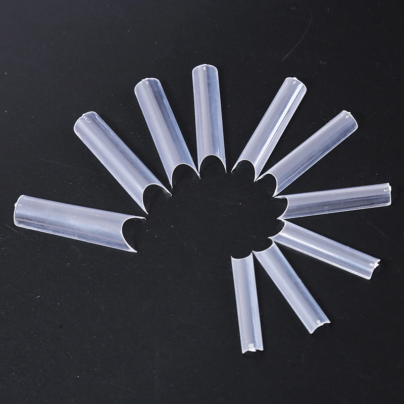 500pcs Extra Long Square False Nail Tips C Curved Straight Nails Manicure Art Decoration Tool Artificial Acrylic Fake | Красота и