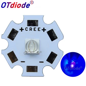 Светодиодный Диод Everlight 3535, 10 шт., 3 Вт, 3535 ультрафиолетовый, нм, высокая мощность, 60 градусов, 400 нм, для УФ-Curable чернилпроверки безопасности