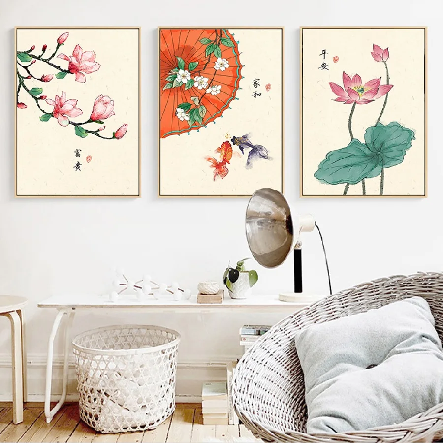 Традиционный китайский цветочным принтом в стиле ретро для девочек из плотной