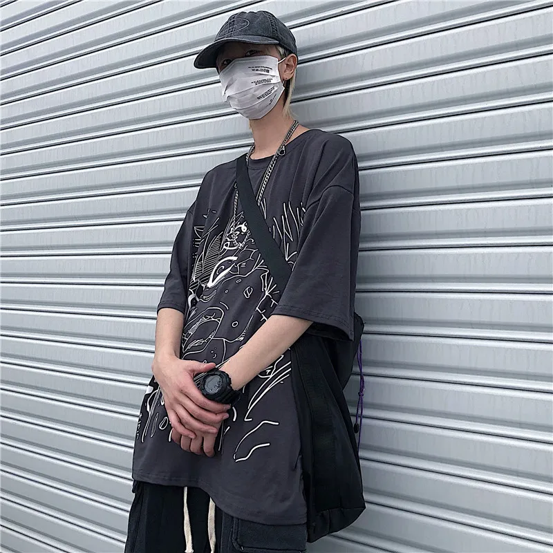 Винтажные Футболки с широким круглым вырезом топы коротким рукавом в стиле