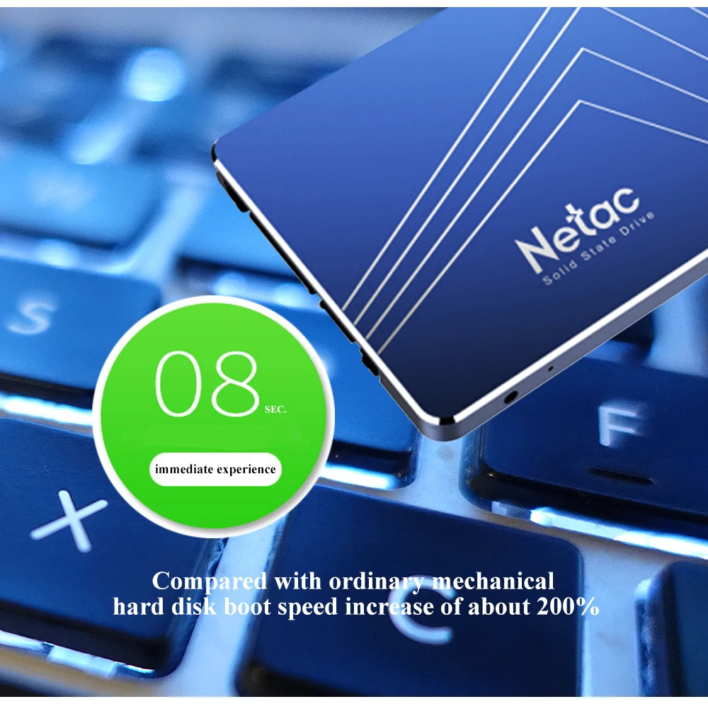 Netac SSD жесткий диск 120 ГБ 240 480 960 SATA3 Внутренний твердотельный накопитель 512 ГБ 720 1 ТБ N500S/N600S для портативных ПК
