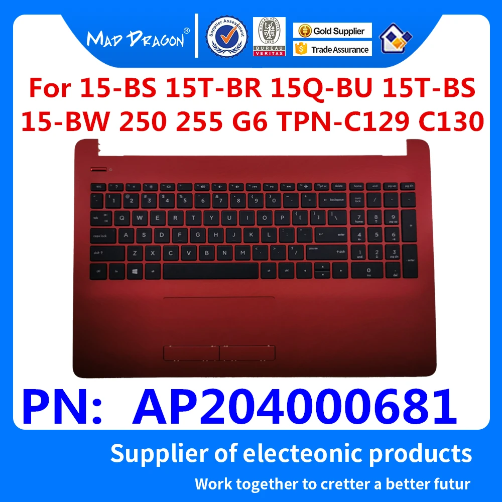 Новая Оригинальная клавиатура США с подставкой для рук touc hp ad верхняя крышка