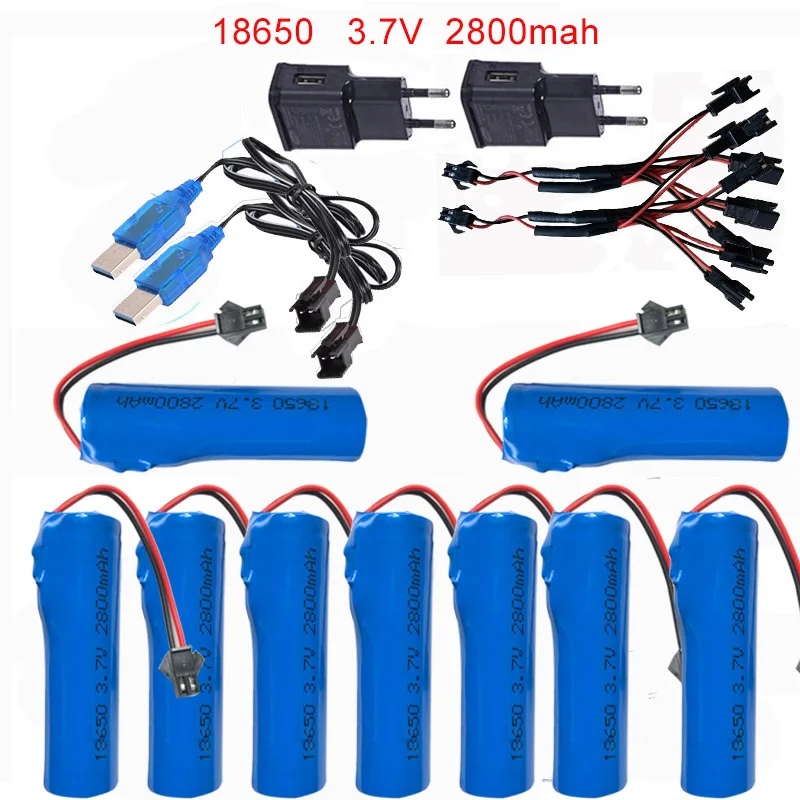 JJRC Q70 RC автомобиль оригинальный аккумулятор 3,7 в 2800 мАч аккумулятор для 2,4 ГГц 4WD твист-пустынные автомобили высокоскоростной скалолазание Радиоуправляемая машина